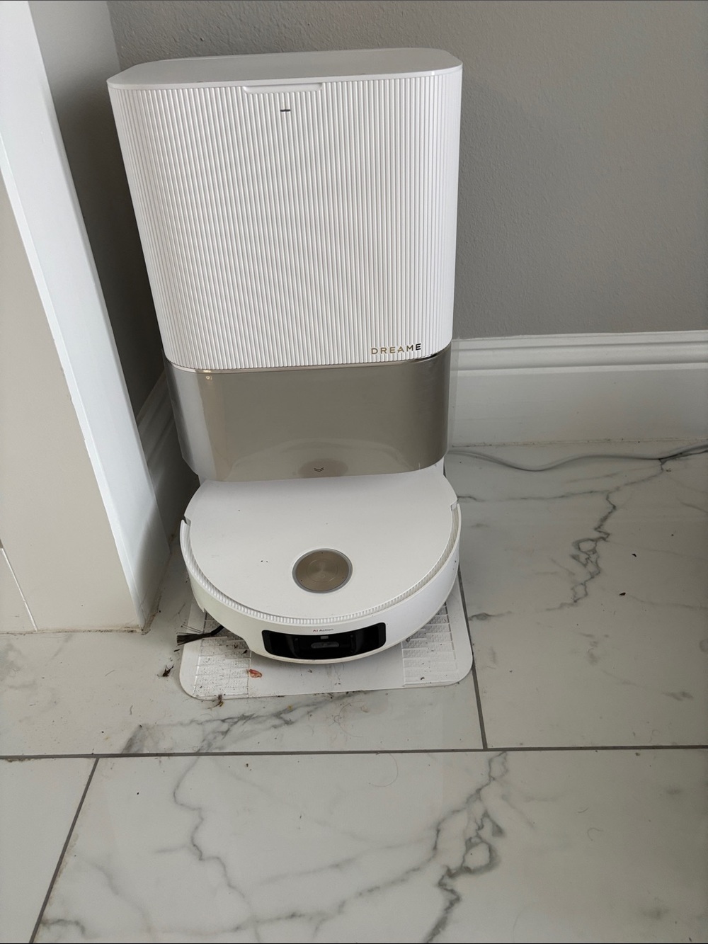 Dreame Robot Vacuum with Auto-Empty Base - White